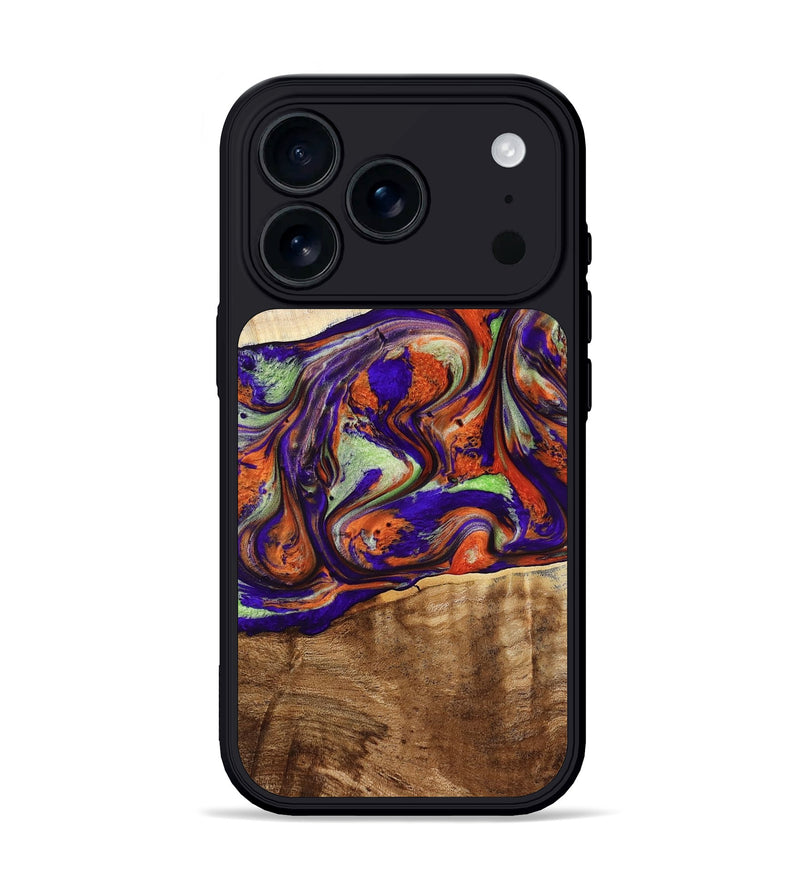 iPhone 17 Pro Wood Phone Case - Jaliyah (Purple, 778806)