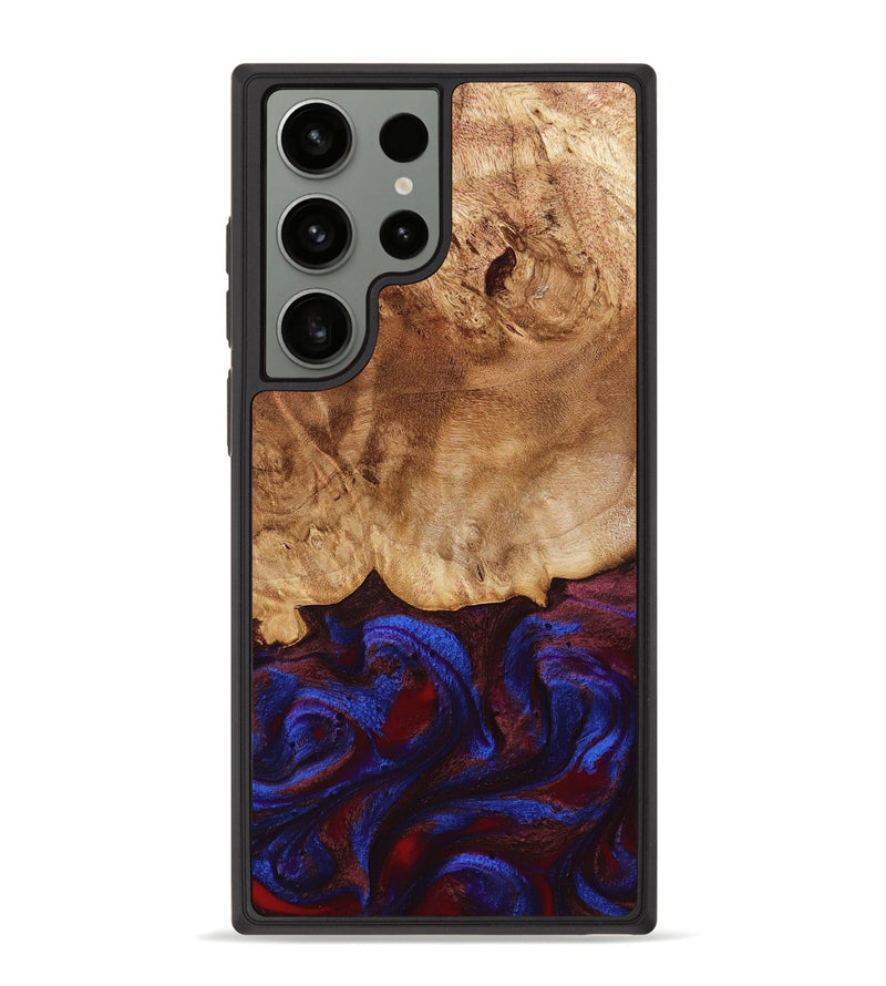 Galaxy S23 Ultra Wood Phone Case - Tanisha (Red, 778808)