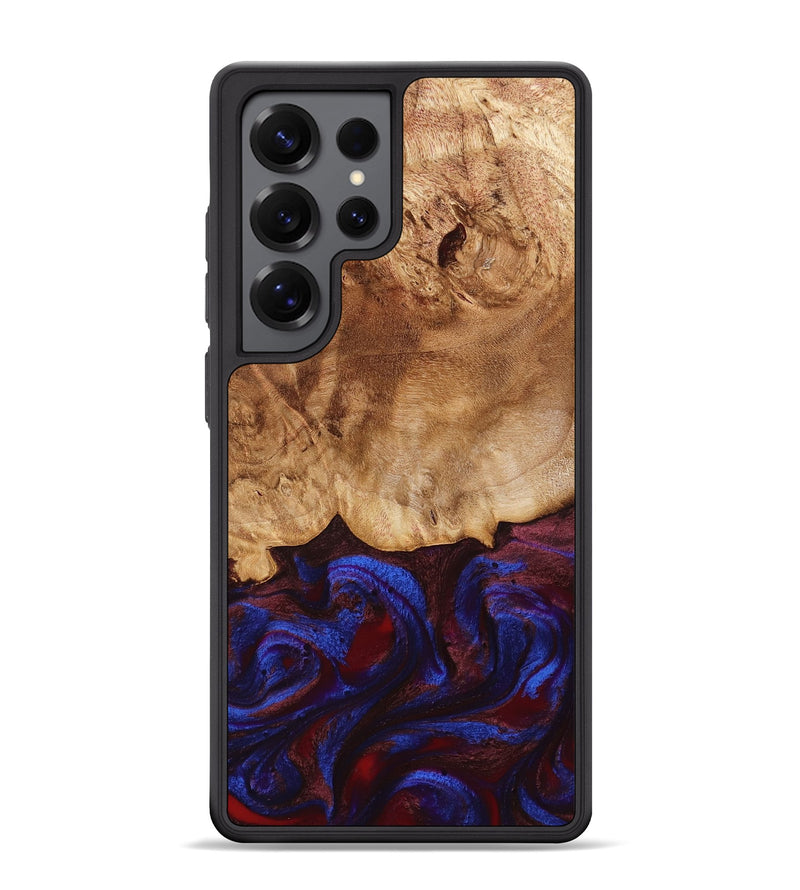 Galaxy S25 Ultra Wood Phone Case - Tanisha (Red, 778808)