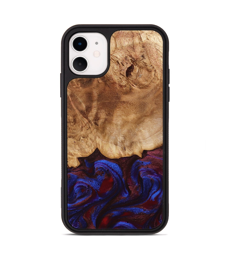 iPhone 11 Wood Phone Case - Tanisha (Red, 778808)