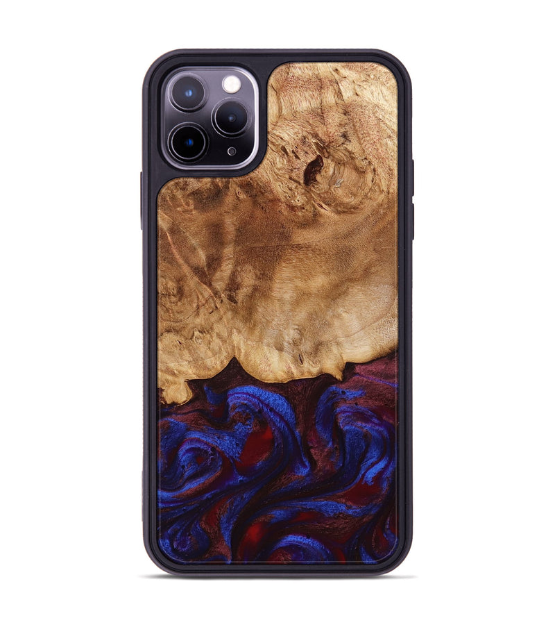 iPhone 11 Pro Max Wood Phone Case - Tanisha (Red, 778808)