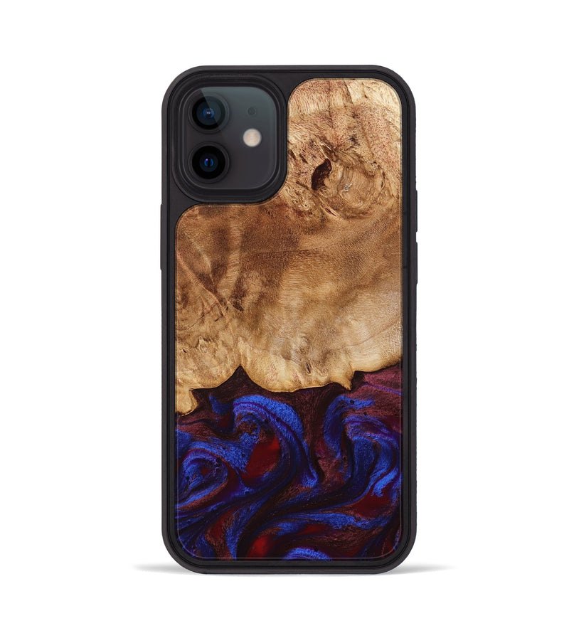 iPhone 12 Wood Phone Case - Tanisha (Red, 778808)