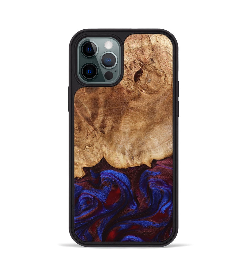 iPhone 12 Pro Wood Phone Case - Tanisha (Red, 778808)