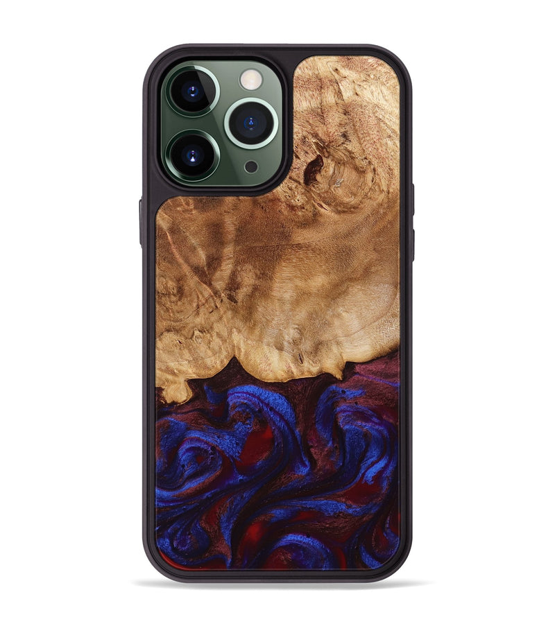 iPhone 13 Pro Max Wood Phone Case - Tanisha (Red, 778808)