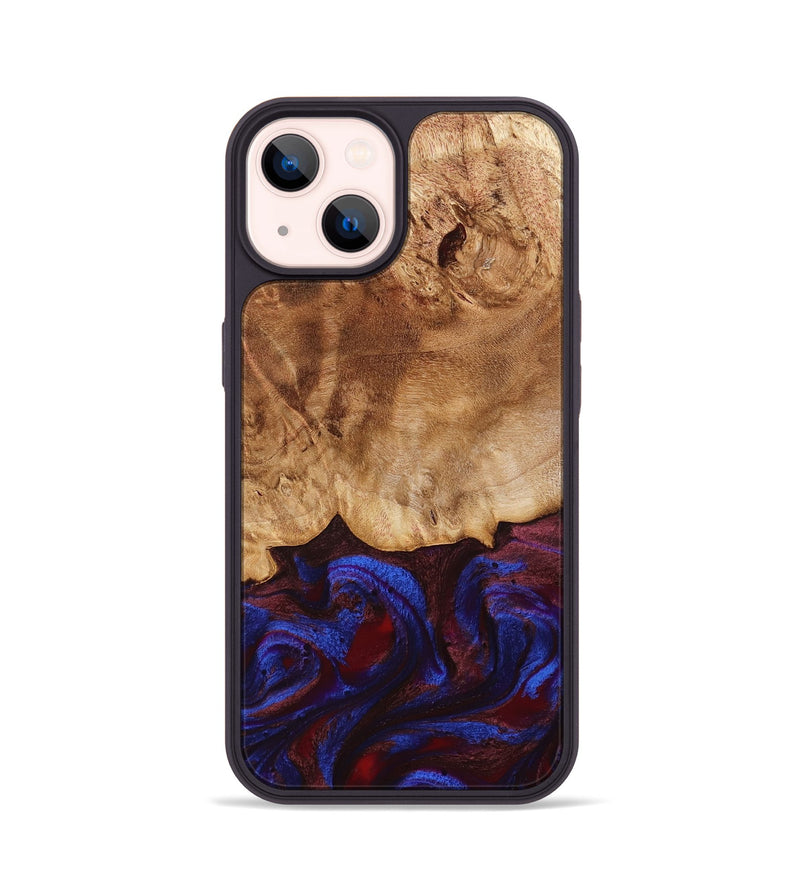 iPhone 14 Wood Phone Case - Tanisha (Red, 778808)