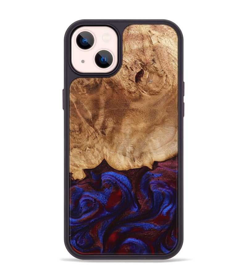 iPhone 14 Plus Wood Phone Case - Tanisha (Red, 778808)