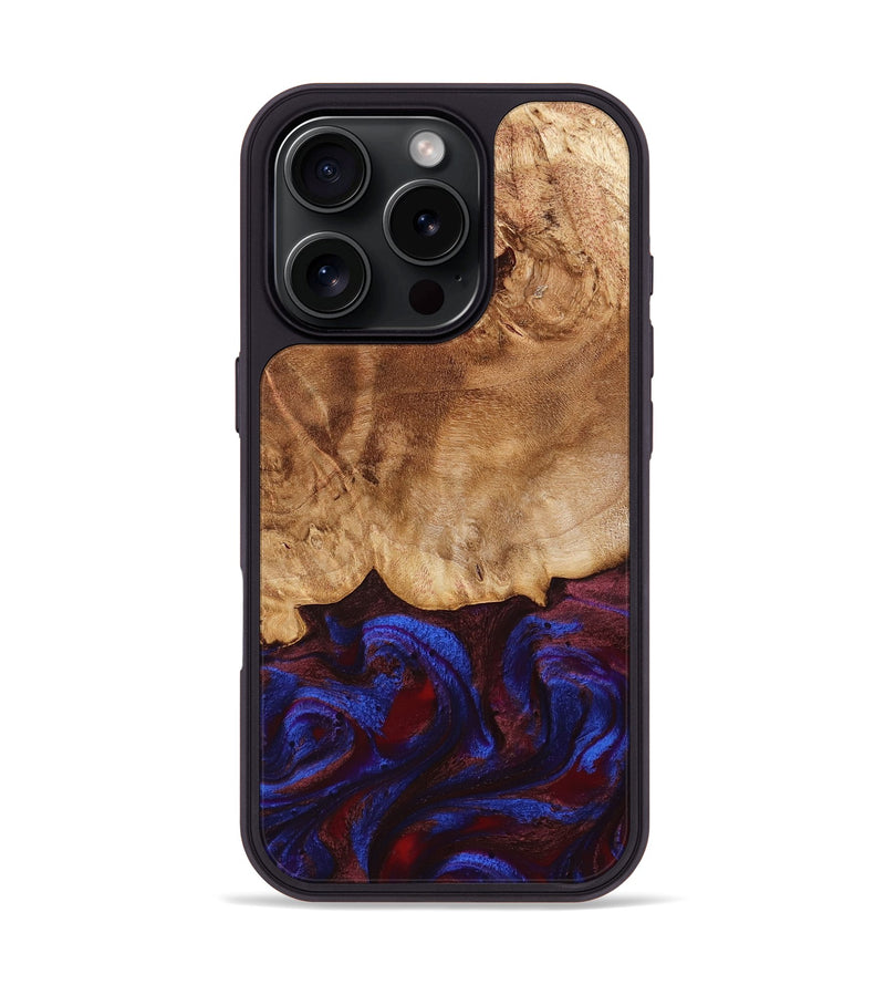 iPhone 16 Pro Wood Phone Case - Tanisha (Red, 778808)