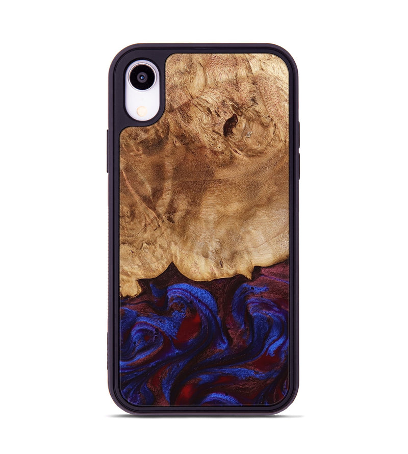 iPhone Xr Wood Phone Case - Tanisha (Red, 778808)