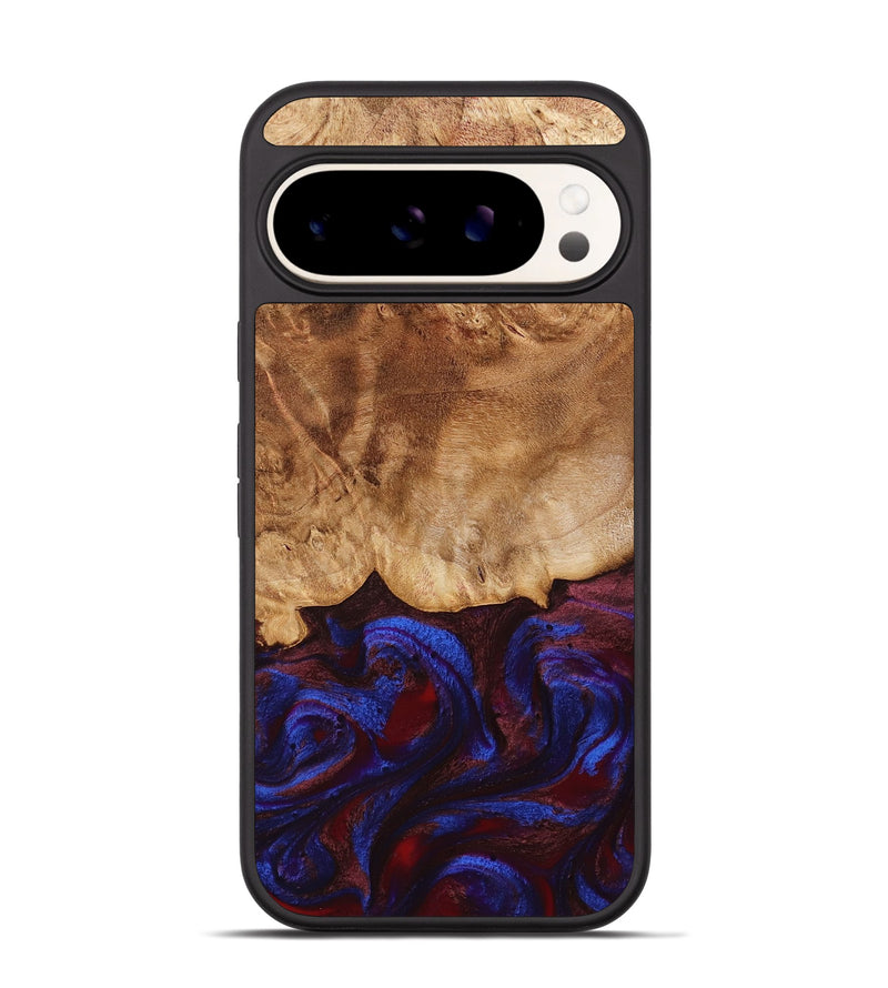 Pixel 9 Pro Wood Phone Case - Tanisha (Red, 778808)