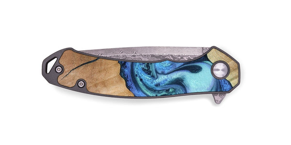 EDC Wood Pocket Knife - Tadeo (Blue, 778823)