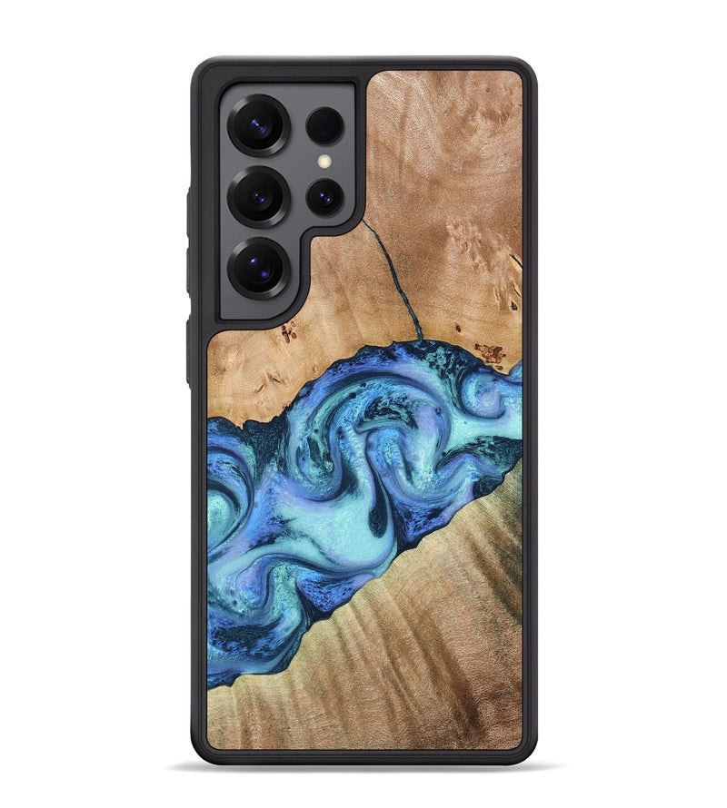 Galaxy S25 Ultra Wood Phone Case - Tadeo (Blue, 778823)