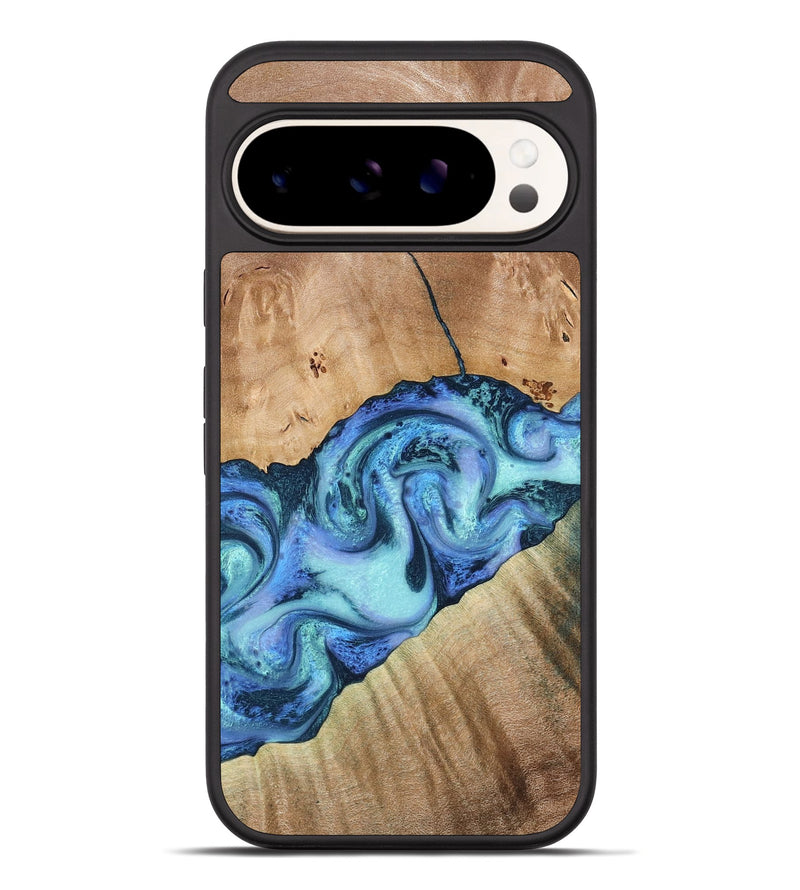 Pixel 10 Pro XL Wood Phone Case - Tadeo (Blue, 778823)