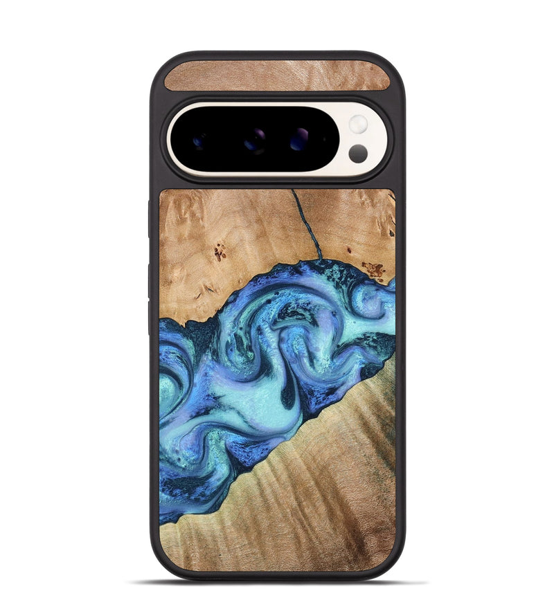 Pixel 9 Wood Phone Case - Tadeo (Blue, 778823)