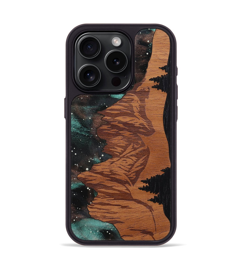 iPhone 15 Pro Wood Phone Case - Opal (MNTNS, 779016)