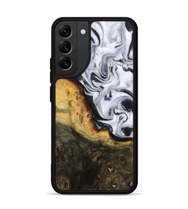 Galaxy S22 Plus Wood Phone Case - Kaitlyn (Black & White, 779204)