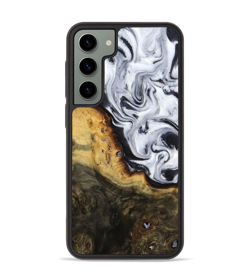 Galaxy S23 Plus Wood Phone Case - Kaitlyn (Black & White, 779204)
