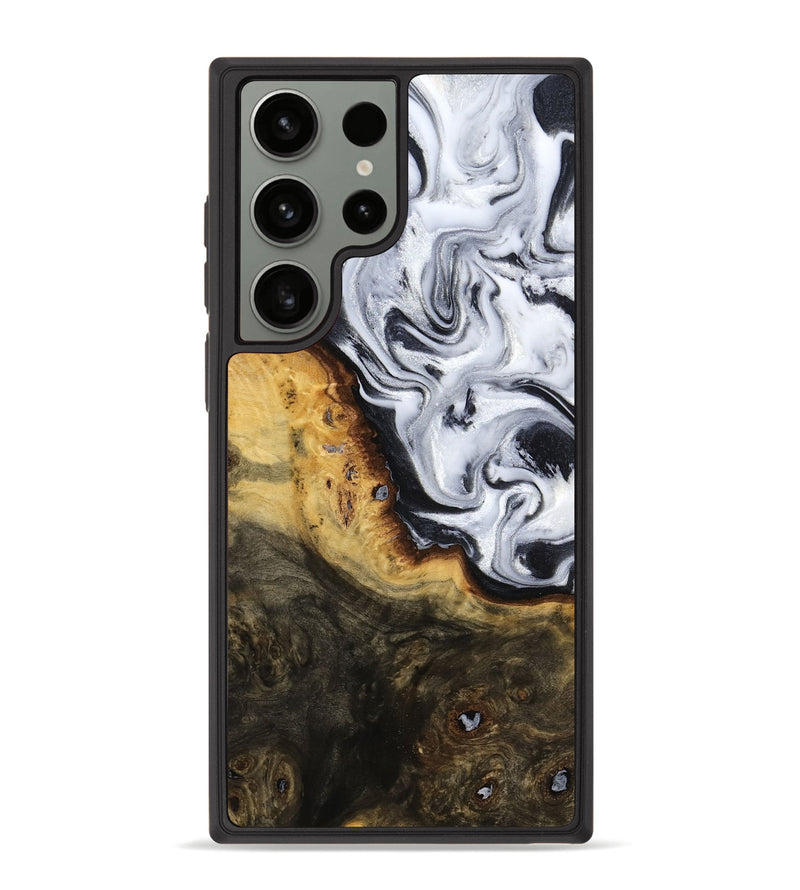 Galaxy S23 Ultra Wood Phone Case - Kaitlyn (Black & White, 779204)