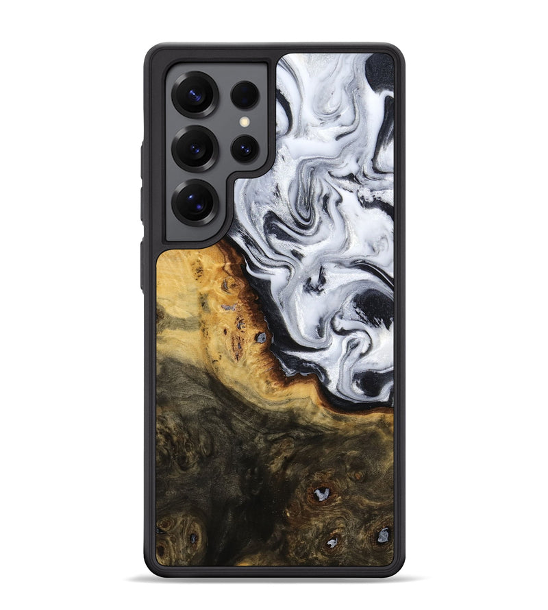 Galaxy S25 Ultra Wood Phone Case - Kaitlyn (Black & White, 779204)