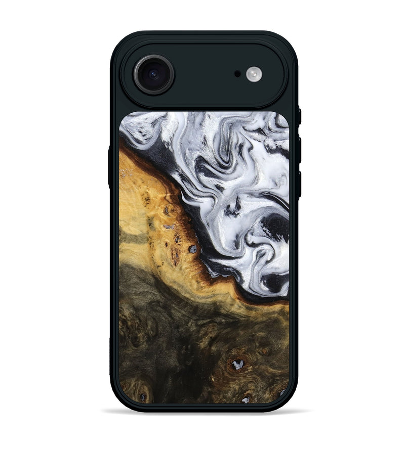 iPhone 17 Air Wood Phone Case - Kaitlyn (Black & White, 779204)