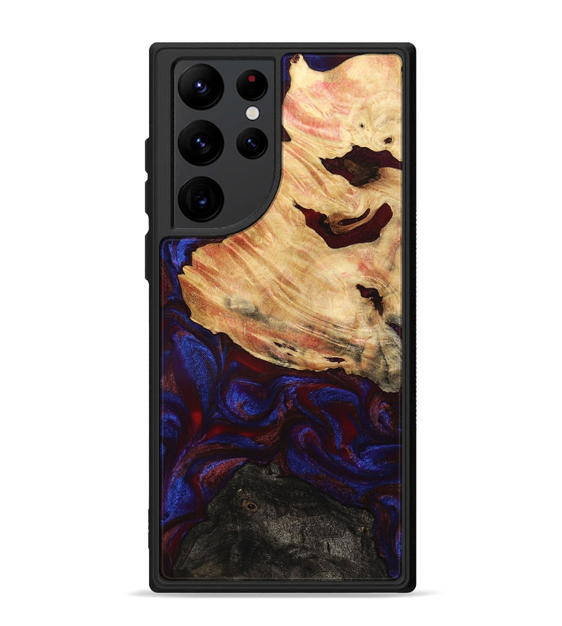 Galaxy S22 Ultra Wood Phone Case - Koda (Red, 779213)