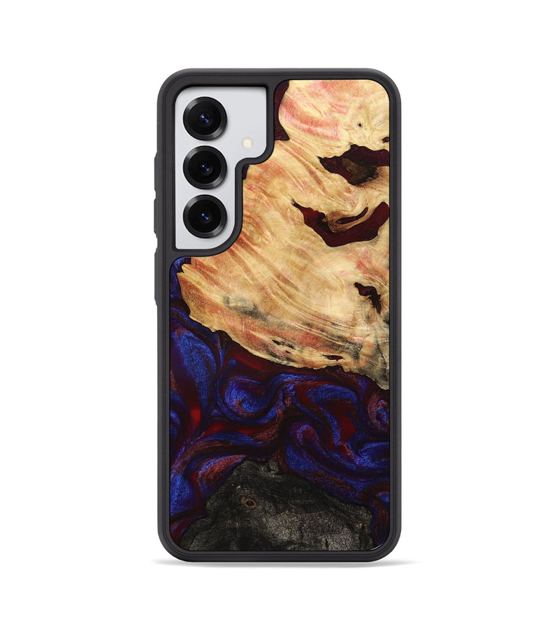 Galaxy S25 Wood Phone Case - Koda (Red, 779213)