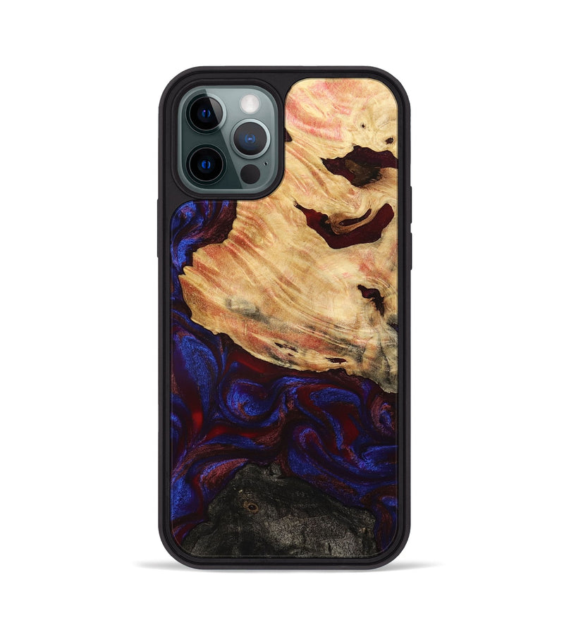 iPhone 12 Pro Wood Phone Case - Koda (Red, 779213)