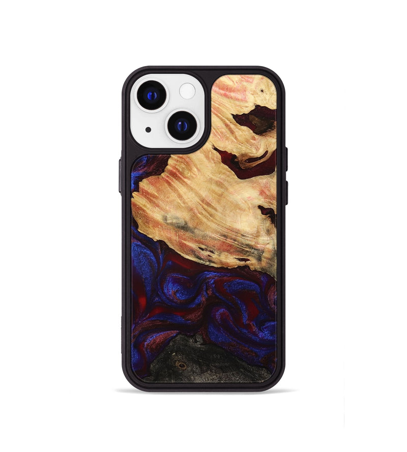 iPhone 13 mini Wood Phone Case - Koda (Red, 779213)