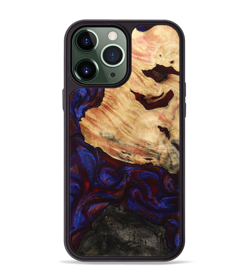 iPhone 13 Pro Max Wood Phone Case - Koda (Red, 779213)