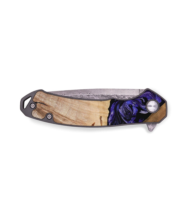EDC Wood Pocket Knife - Kamron (Purple, 779233)
