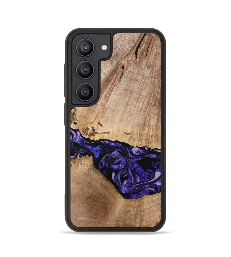 Galaxy S23 Wood Phone Case - Kamron (Purple, 779233)