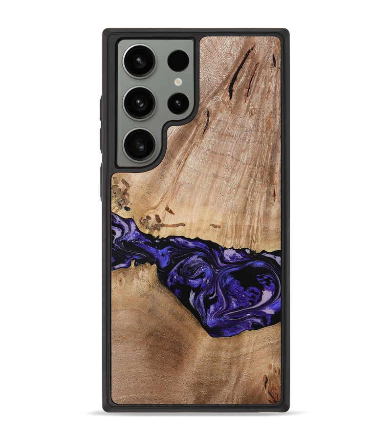 Galaxy S23 Ultra Wood Phone Case - Kamron (Purple, 779233)