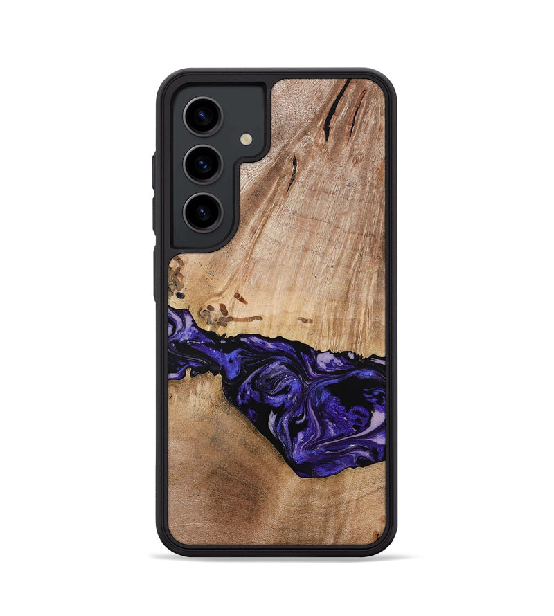 Galaxy S24 Wood Phone Case - Kamron (Purple, 779233)