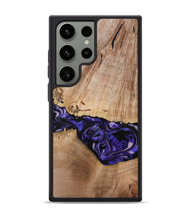 Galaxy S24 Ultra Wood Phone Case - Kamron (Purple, 779233)