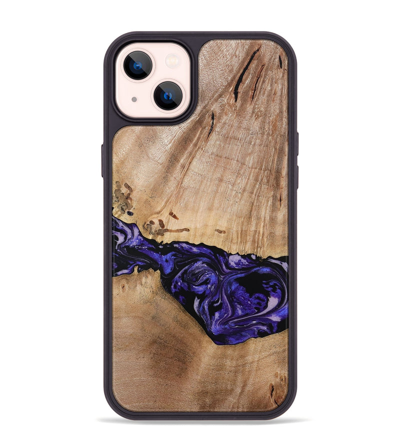 iPhone 14 Plus Wood Phone Case - Kamron (Purple, 779233)