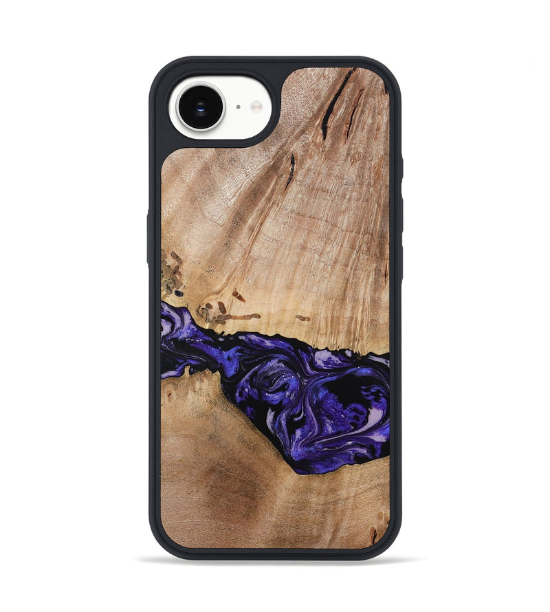 iPhone 16e Wood Phone Case - Kamron (Purple, 779233)