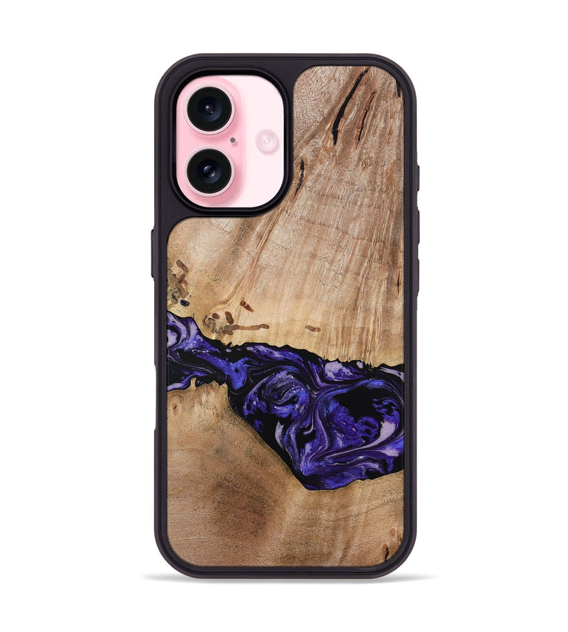 iPhone 17 Wood Phone Case - Kamron (Purple, 779233)