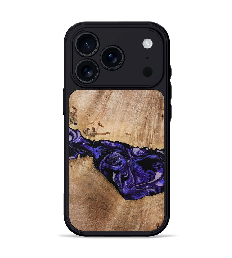 iPhone 17 Pro Wood Phone Case - Kamron (Purple, 779233)