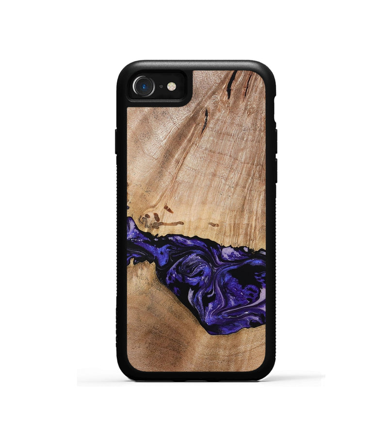 iPhone SE Wood Phone Case - Kamron (Purple, 779233)