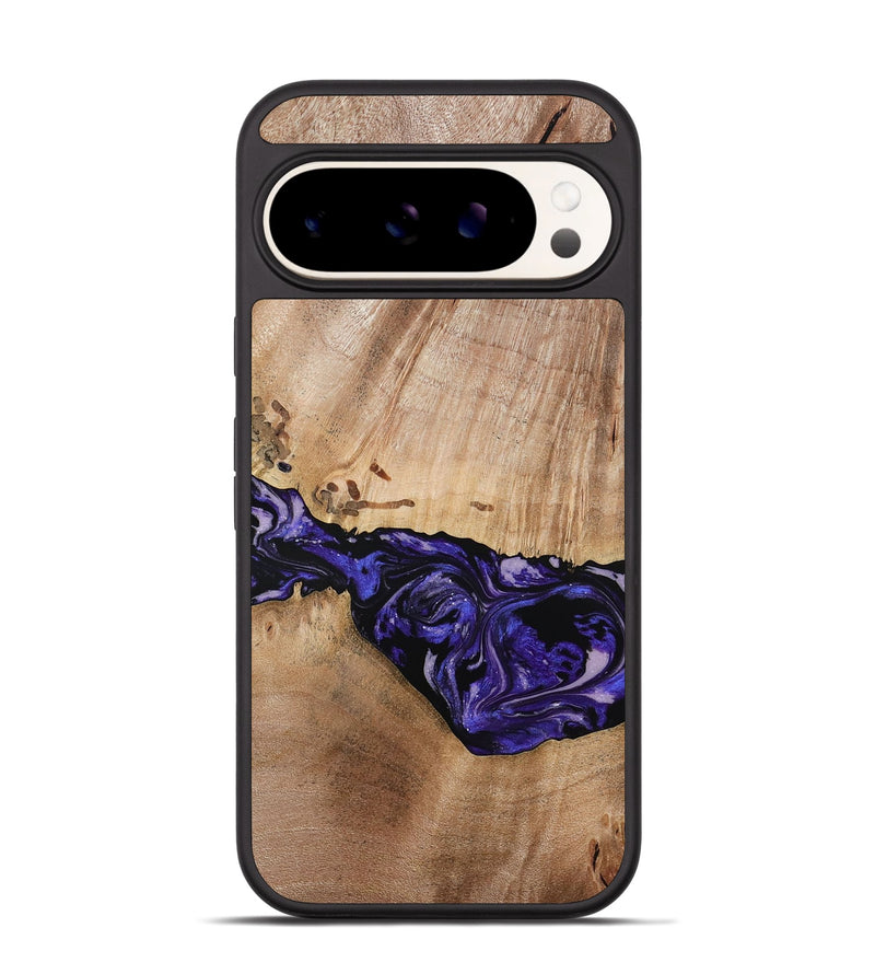 Pixel 9 Pro Wood Phone Case - Kamron (Purple, 779233)