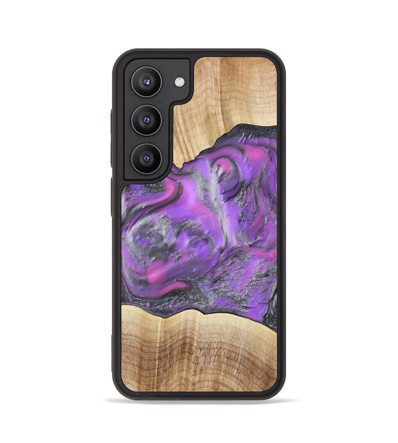 Galaxy S23 Wood Phone Case - Sherita (Purple, 779238)