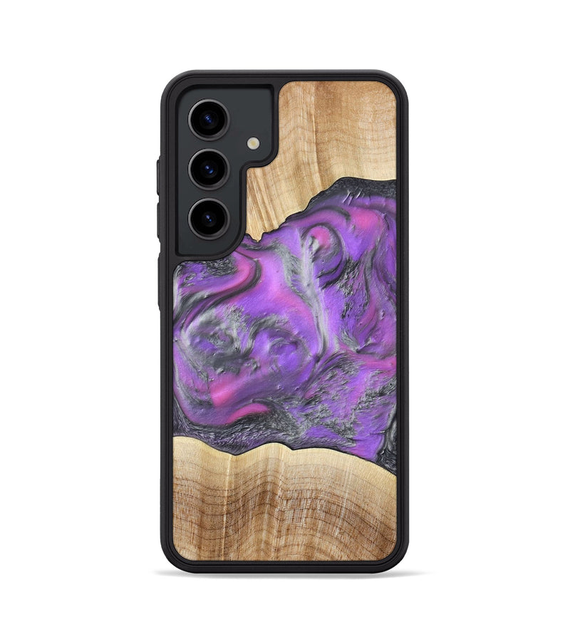Galaxy S24 Wood Phone Case - Sherita (Purple, 779238)
