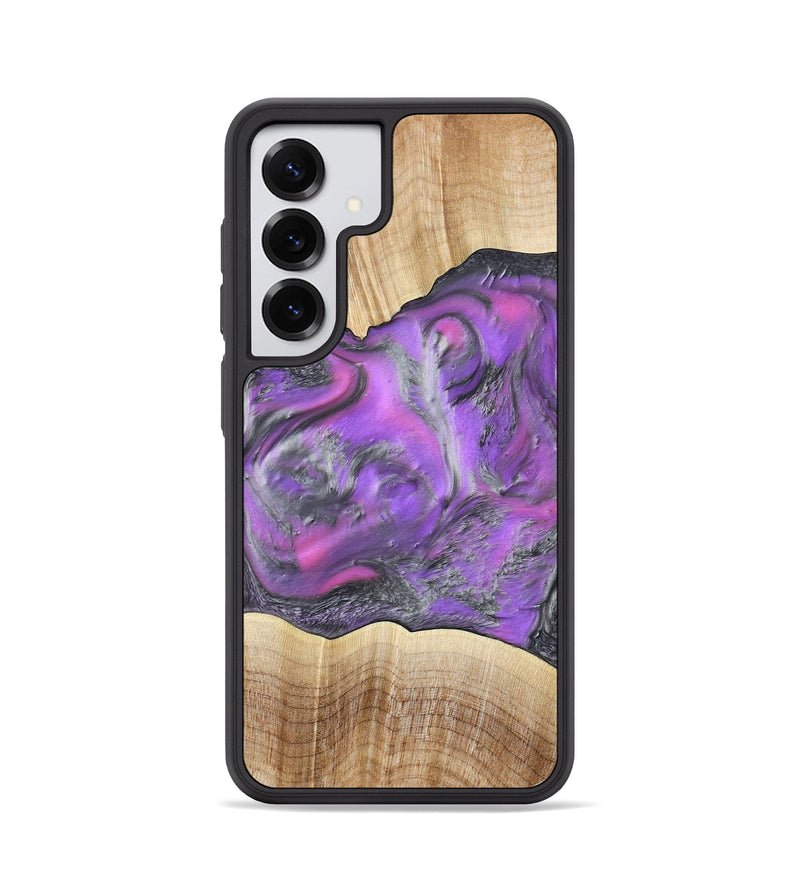 Galaxy S25 Wood Phone Case - Sherita (Purple, 779238)