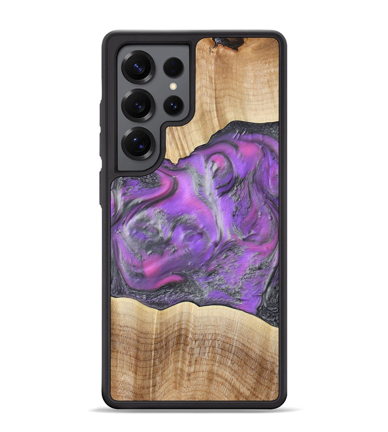Galaxy S25 Ultra Wood Phone Case - Sherita (Purple, 779238)