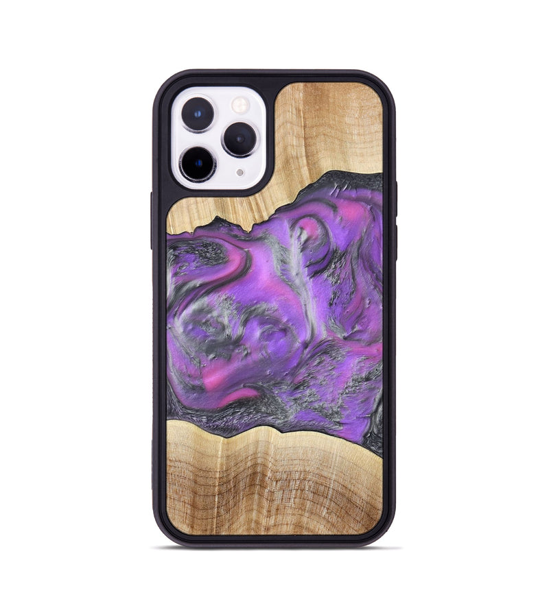 iPhone 11 Pro Wood Phone Case - Sherita (Purple, 779238)