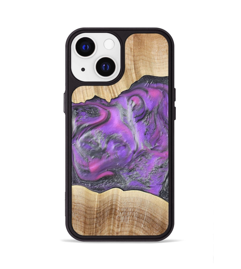 iPhone 13 Wood Phone Case - Sherita (Purple, 779238)