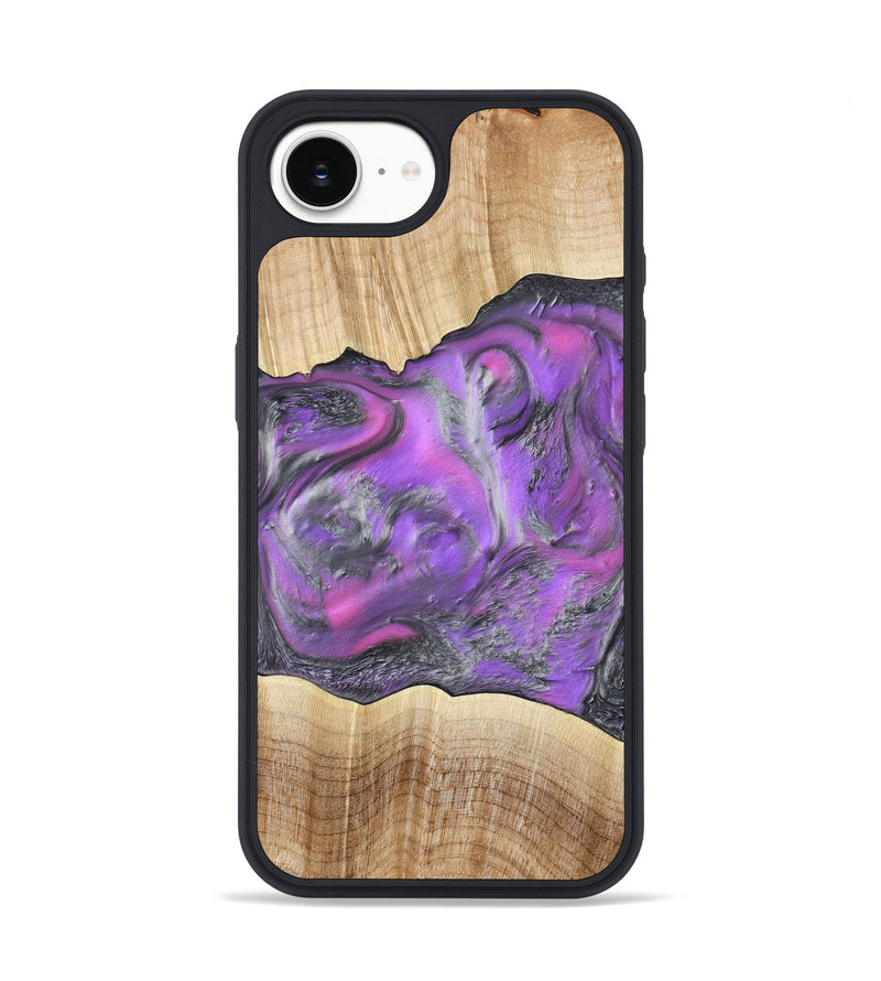 iPhone 16e Wood Phone Case - Sherita (Purple, 779238)