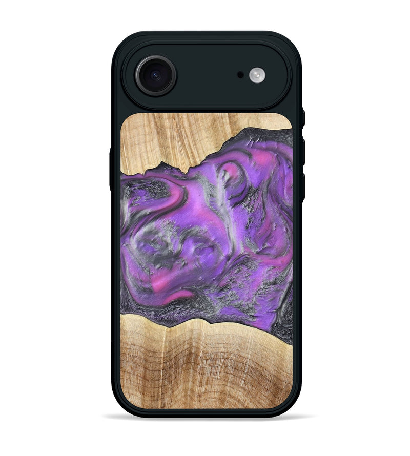 iPhone 17 Air Wood Phone Case - Sherita (Purple, 779238)