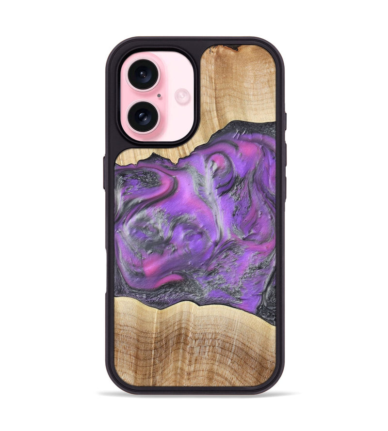 iPhone 17 Wood Phone Case - Sherita (Purple, 779238)