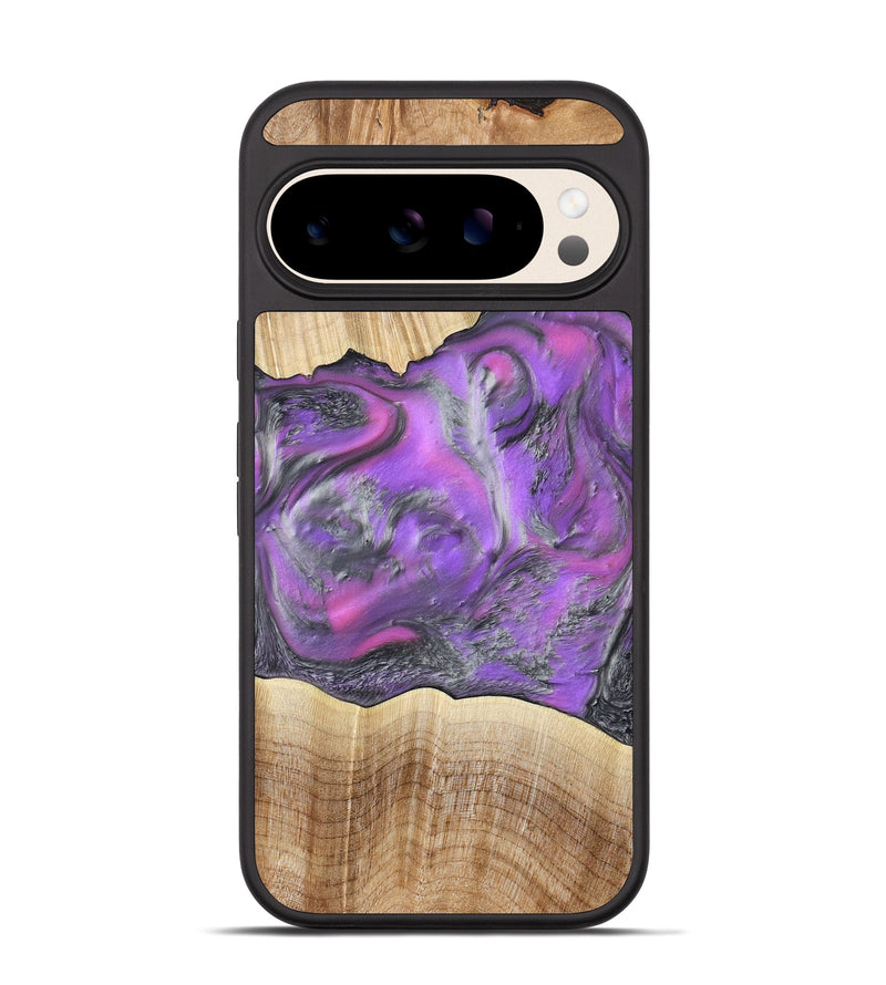 Pixel 10 Wood Phone Case - Sherita (Purple, 779238)