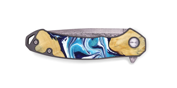 EDC Wood Pocket Knife - Jaxson (Blue, 779467)
